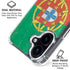 Portugal Flag Distressed iPhone 16 Clear Case